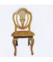 เก้าอี้ไม้สักมงกูฏ ขนาด 47x45x1.00 0
